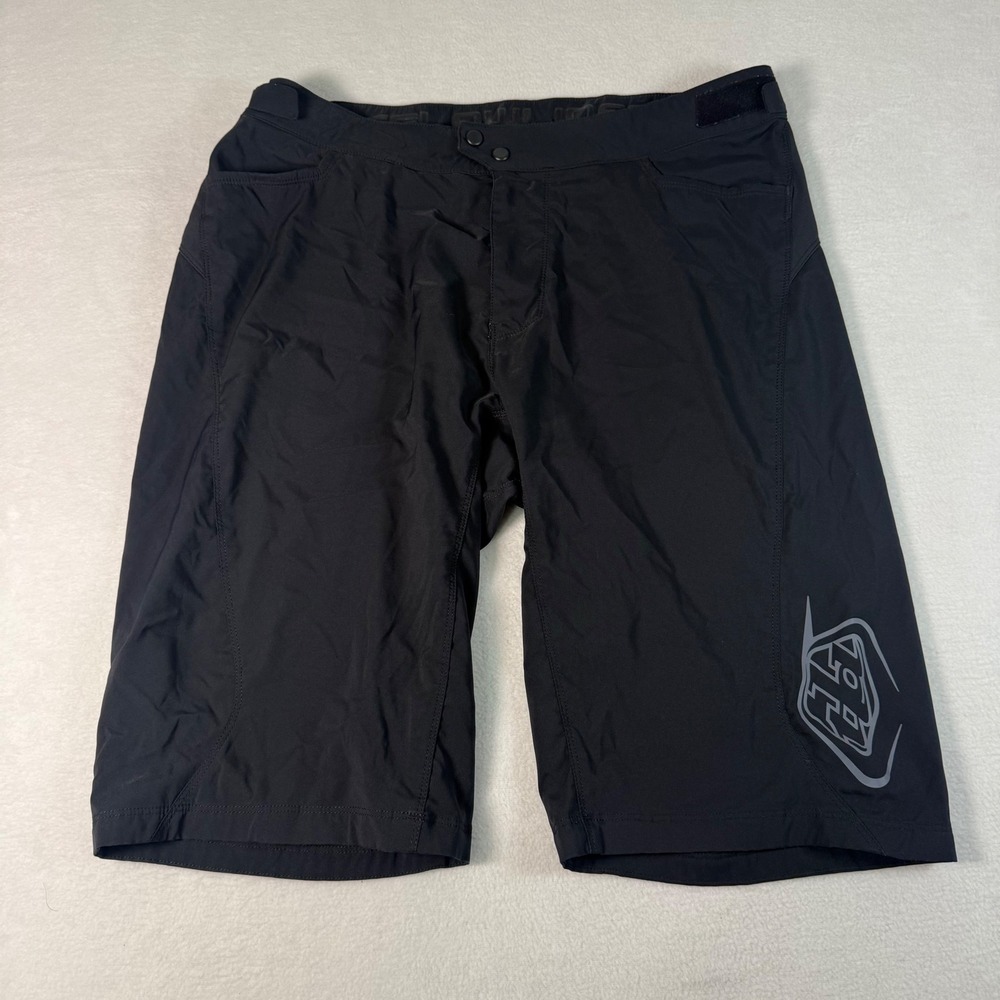 Troy Lee Designs Flowline MTB Shorts Mens 38 Black Polyester Gorpcore Trail Bike